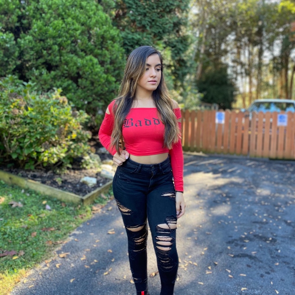 Baddie crop top